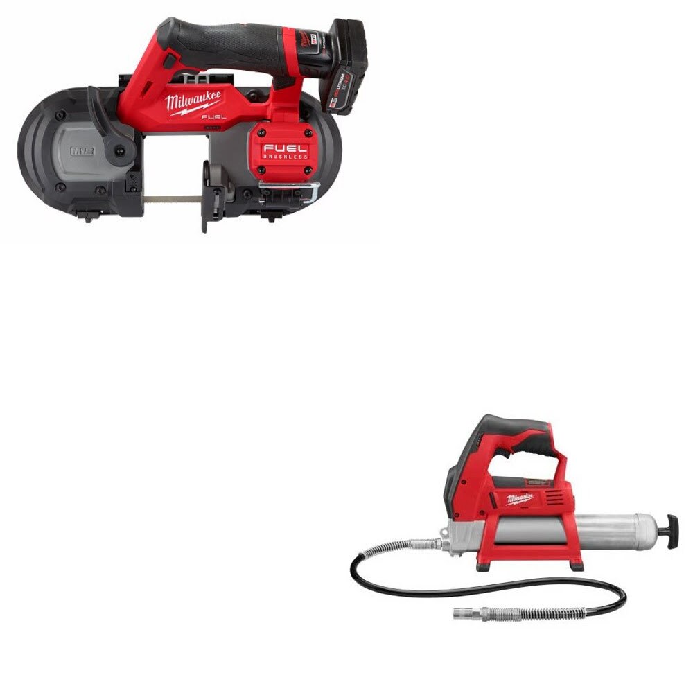 Milwaukee 2529-21XC Compact Band Saw Kit W/ FREE 2446-20 Grease Gun