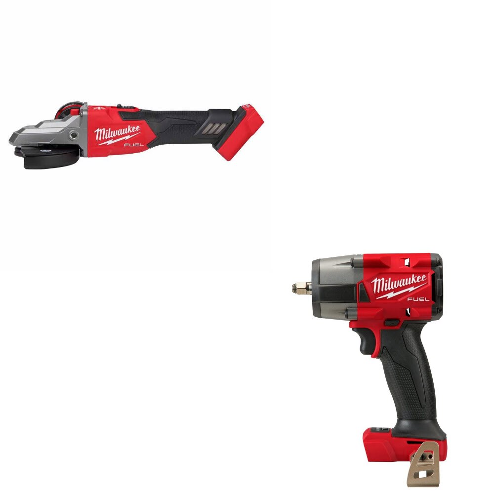 Milwaukee 2887-20 Grinder Kit W/ FREE 2960-20 Impact Wrench
