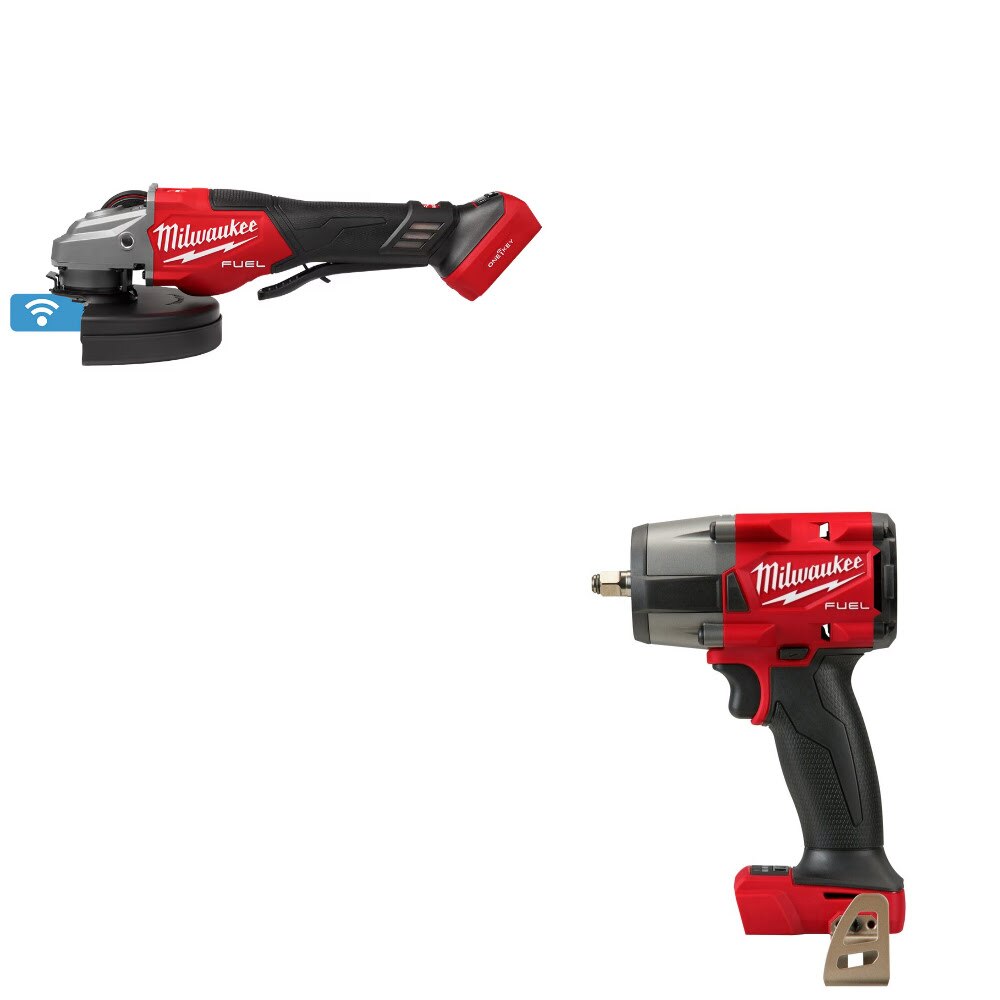 Milwaukee 3674-20 Grinder Kit W/ FREE 2960-20 Impact Wrench