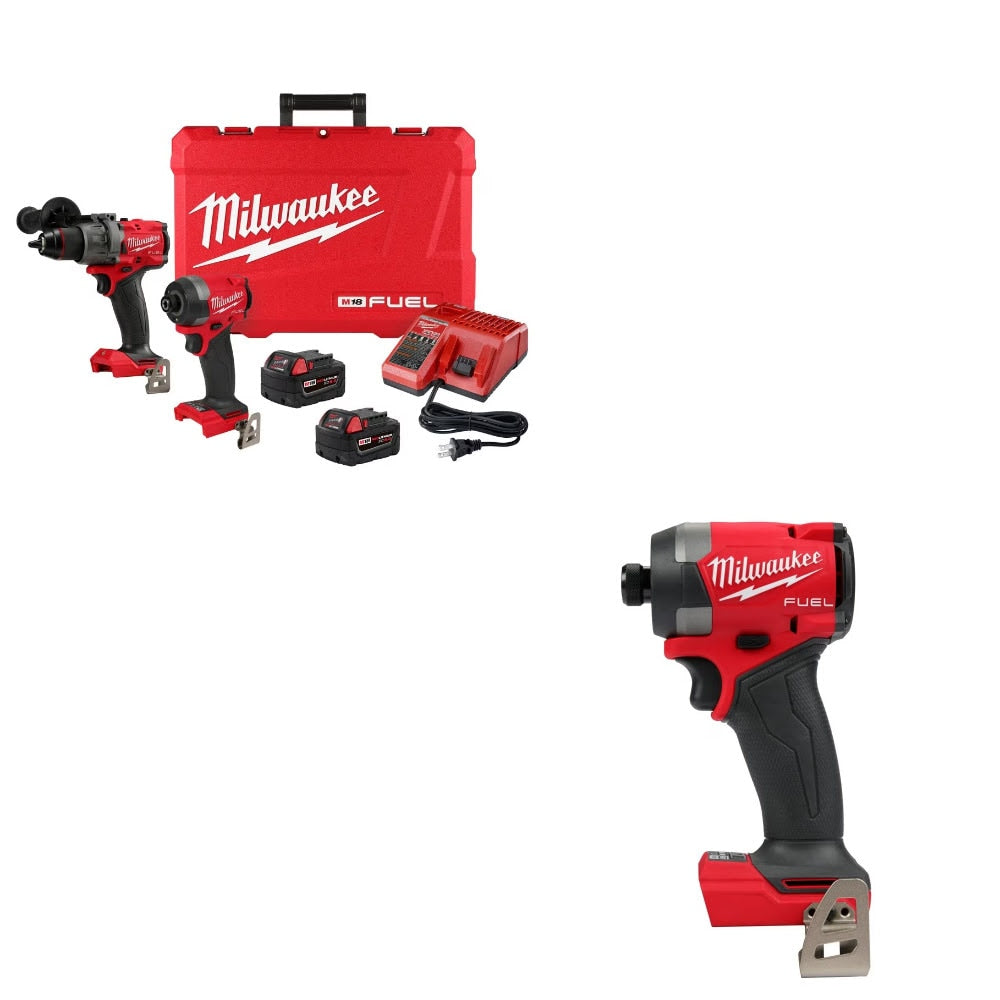 Milwaukee 3697-22 2-Tool Combo Kit W/ FREE 2953-20 Impact Driver