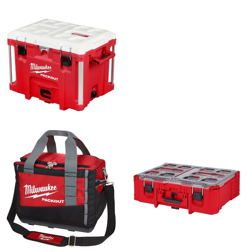 Milwaukee 48-22-8462 XL Cooler Kit W/ 15" Tool Bag and FREE Deep Organizer
