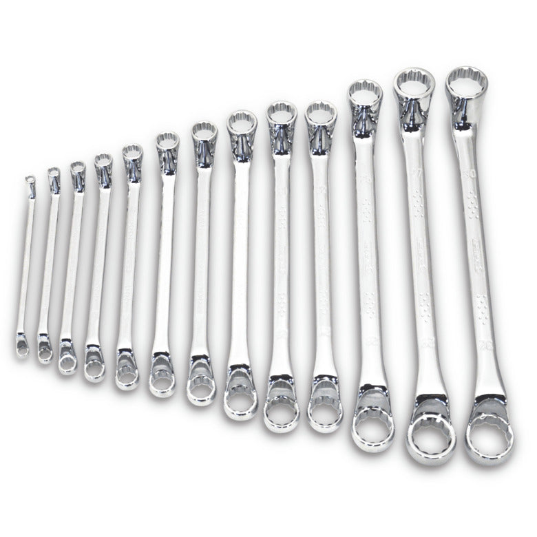 13-PC. Metric Offset Box-End Wrench Set - 12-PT.