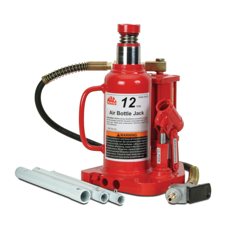 12-Ton Air/Manual Bottle Jack