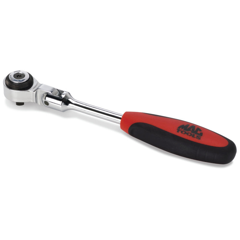 1/4" Drive Bi-Material Round Head Flex Ratchet - 6"