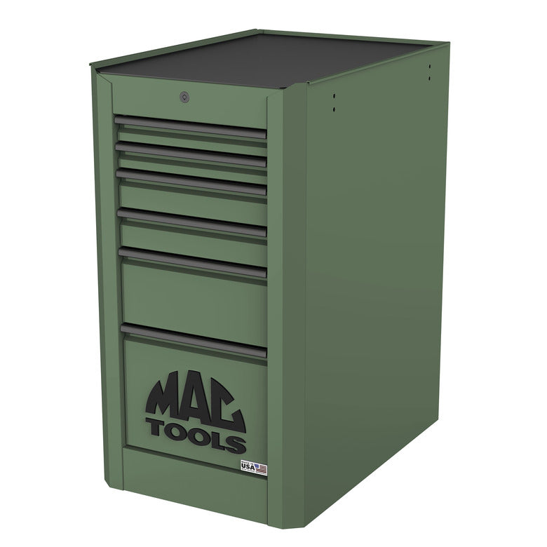 Macsimizer® 6-Drawer Side Box with PowerTech™ Drawer - Olive Green