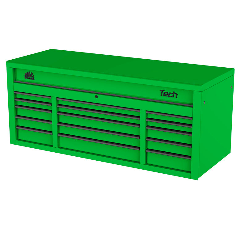 Tech™ Series 15-Drawer Top Chest - Lime Green