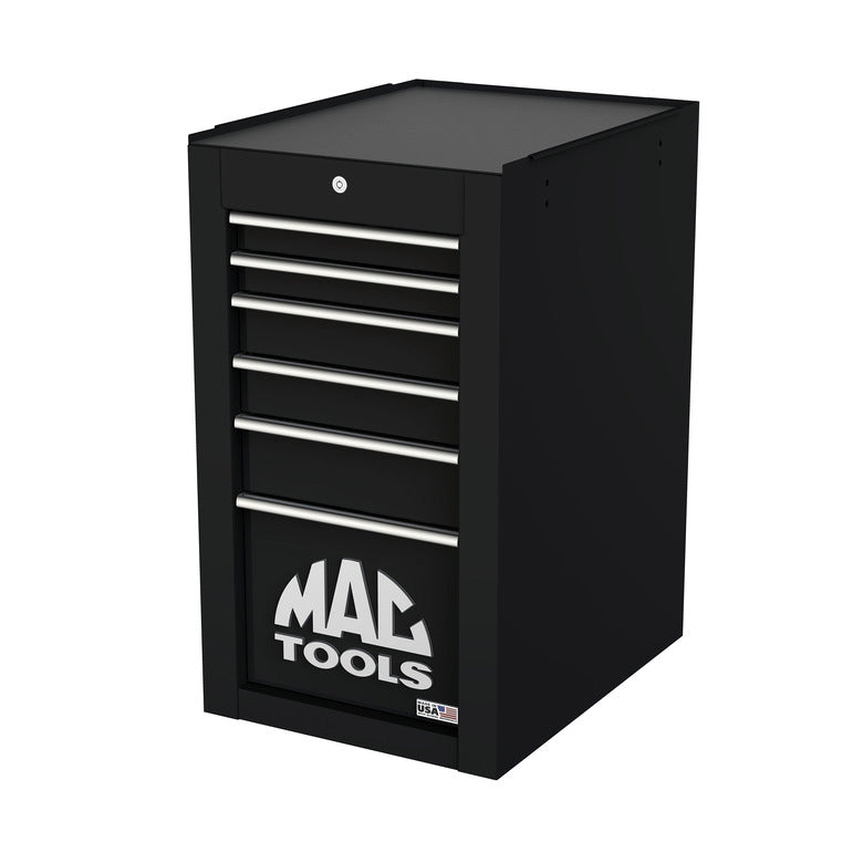 Tech™ Series 6-Drawer Side Cabinet with PowerTech™ Drawer - Galaxy Black