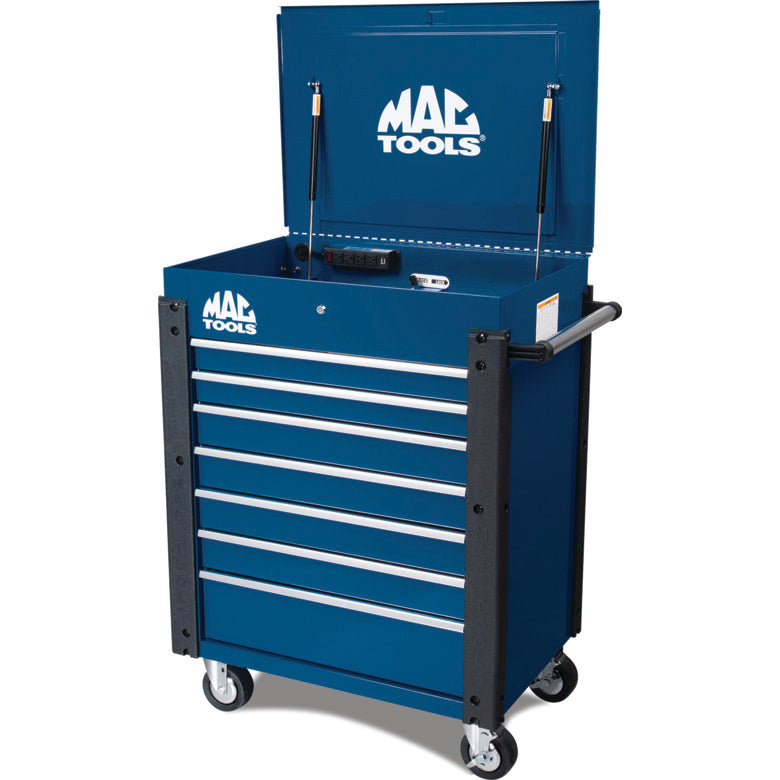 7-Drawer Utility Cart - Sapphire Blue