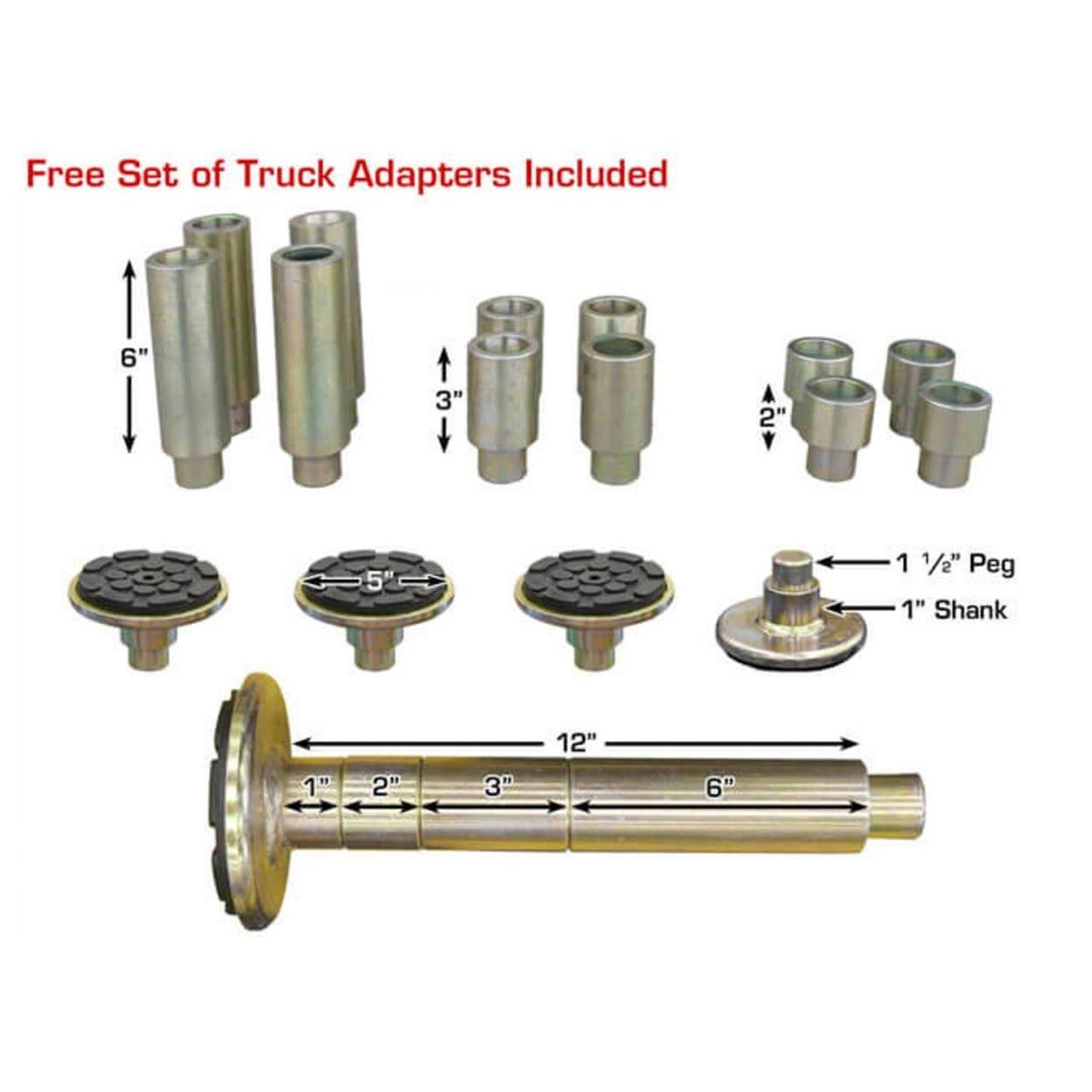 Atlas® BP8000 Floor Base-Plate 2 Post Lift 8,000 lbs #ATEATTD-BP8000-FPD