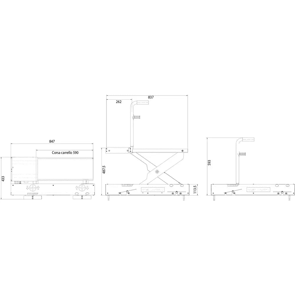 Cemb EASY WEIGHT Universal Wheel Lift for Balancers