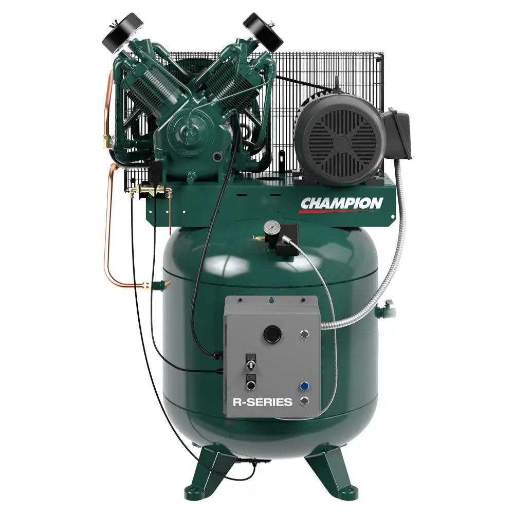 Champion 10 HP R-Series VR10-8S Vertical Squat Air Compressor (80 Gal)