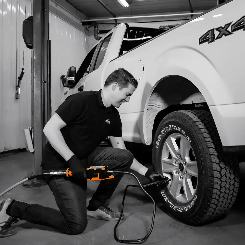 Martins MHA-100 Pressure Preset Tire Inflator, 2 Preset, 6ft, 174 PSI, Open Chuck