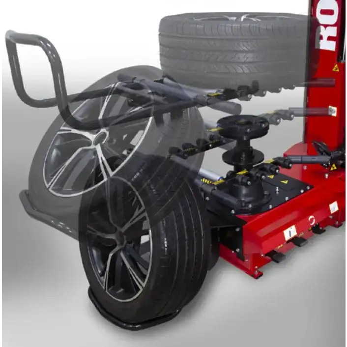Rotary R1250 Leverless Tire Changer – Center Post, Wheel Lift, 10–30" Wheels
