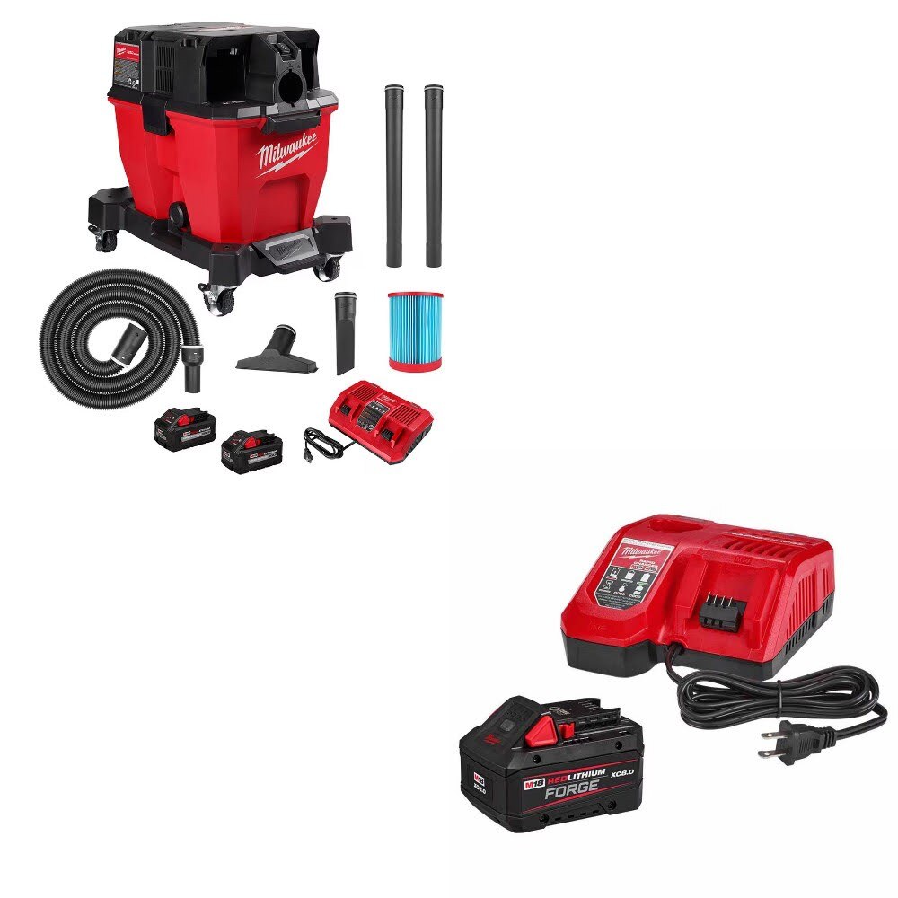 Milwaukee 0920-22HD Vacuum Kit W/ FREE 48-59-1881 Starter Kit