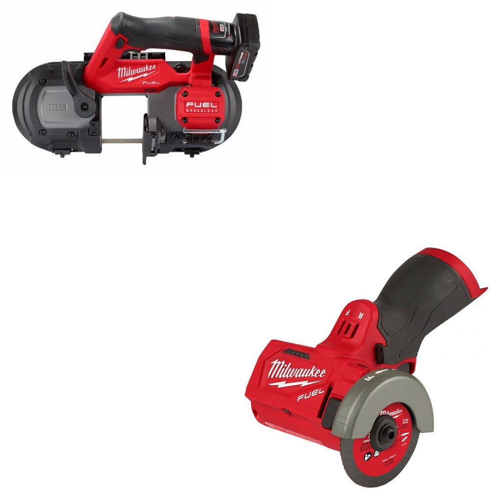 Milwaukee 2529-21XC Compact Band Saw Kit W/ FREE 2522-20 3" Cut Off Tool