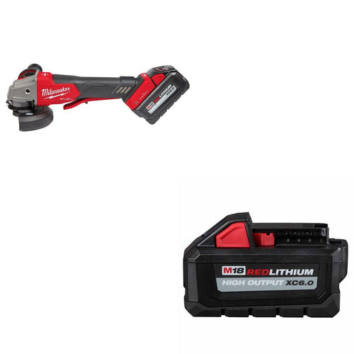 Milwaukee 2882-22 M18 FUEL Grinder Kit w/ 48-11-1865 M18 Battery Pack