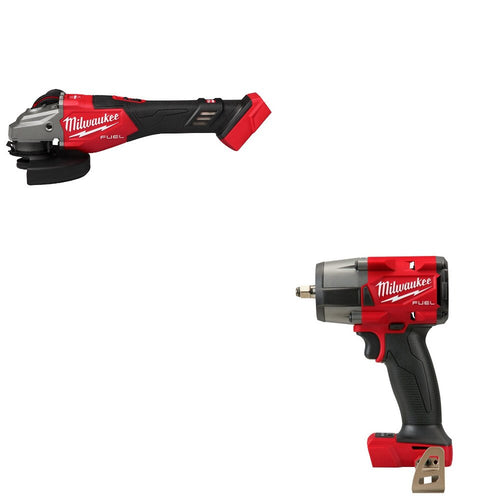 Milwaukee 3671-20 Grinder Kit W/ FREE 2960-20 Impact Wrench