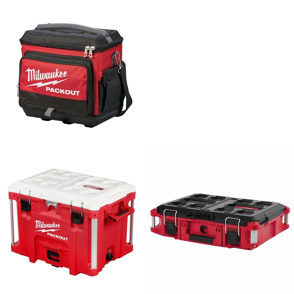 Milwaukee PACKOUT Cooler Kit W/ 40QT XL Cooler and FREE Tool Box