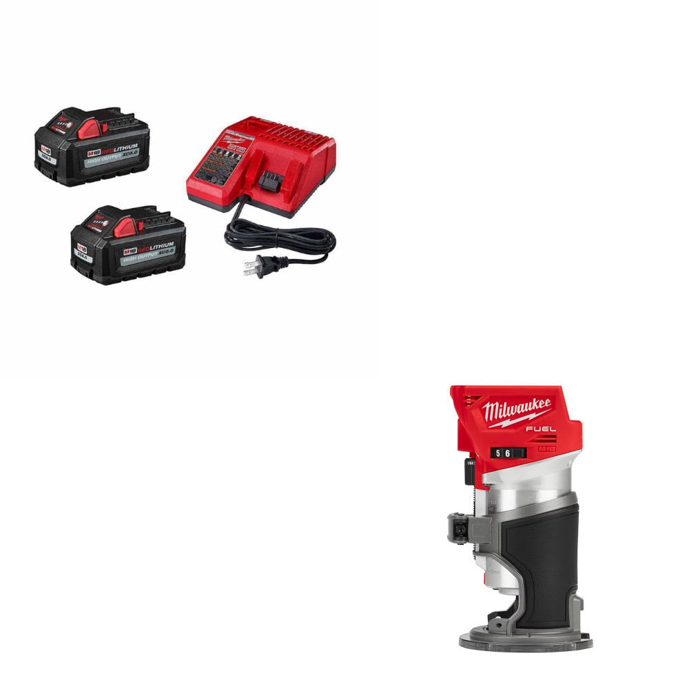 Milwaukee 48-59-1862S Battery & Charger Kit W/ FREE 2723-20 Router