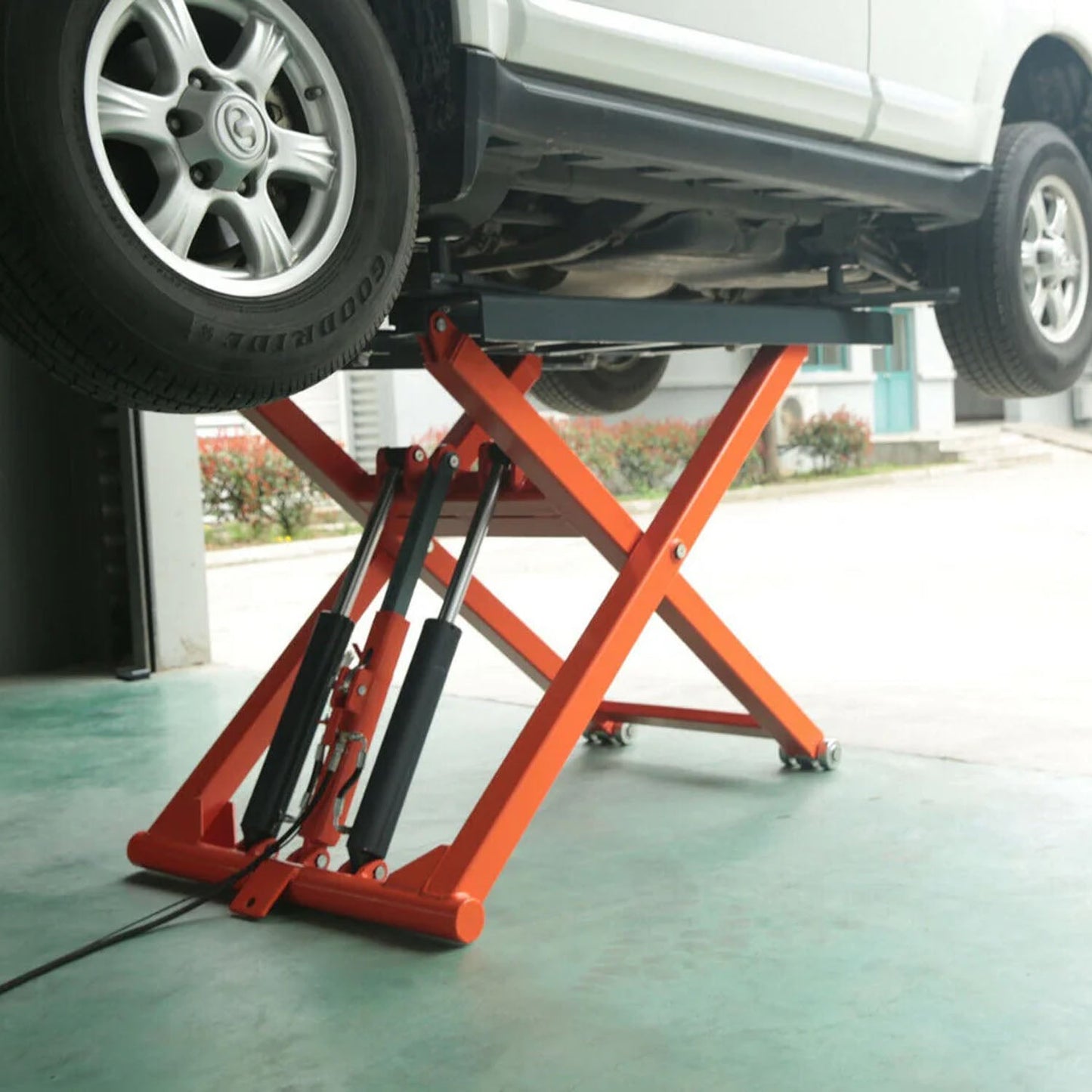 APlusLift 6,600LB Portable Mid-Rise Scissor Lift HW-SL6600X