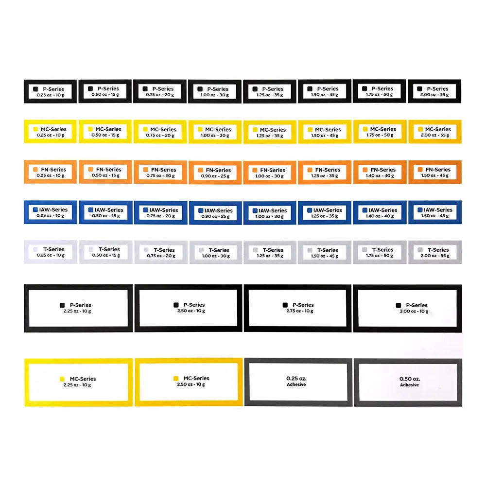 AA 74-075 Master Wheel Weight Assortment (Lead, 2,637 Pcs.)