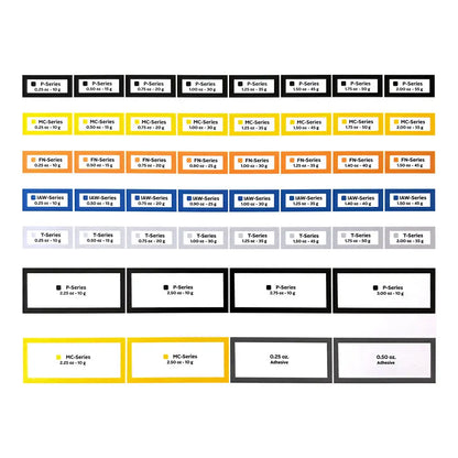 AA 74-075 Master Wheel Weight Assortment (Lead, 2,637 Pcs.)