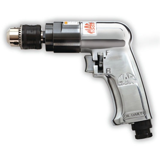 3/8" Reversible Aluminum Keyed-Chuck Air Drill
