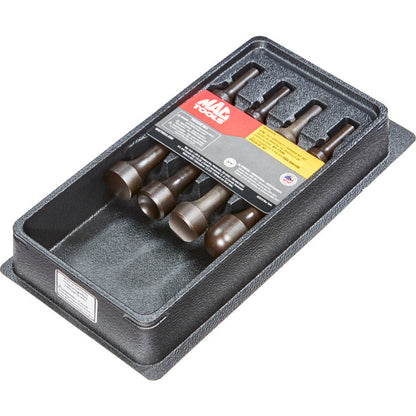 4-PC. .401 Shank Specialty Hammer Bit Set