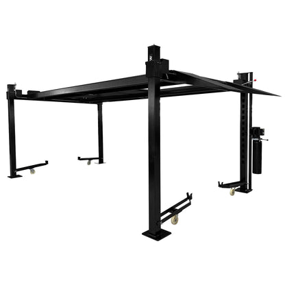 APlusLift 11,000LB 4-Post Portable Parking Storage Service Car Lift #HW-4P11S