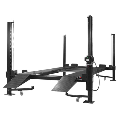 APlusLift 11,000LB 4-Post Portable Parking Storage Service Car Lift #HW-4P11S