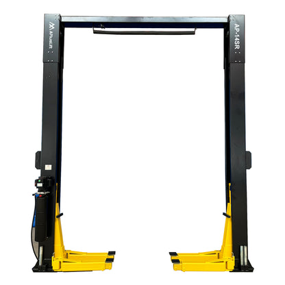 APlusLift 14,000LB 2-Post Overhead Single Release Direct Drive Car Lift #AP-14SR