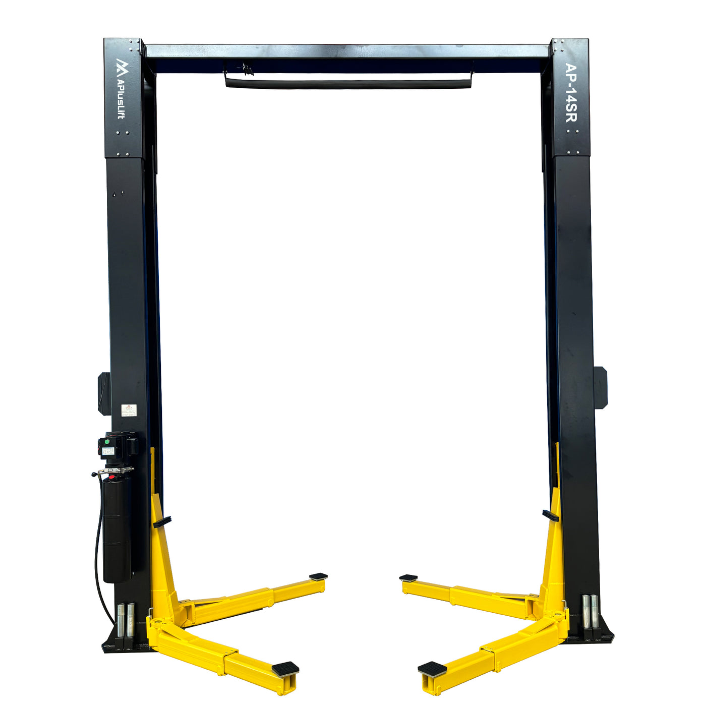 APlusLift 14,000LB 2-Post Overhead Single Release Direct Drive Car Lift #AP-14SR