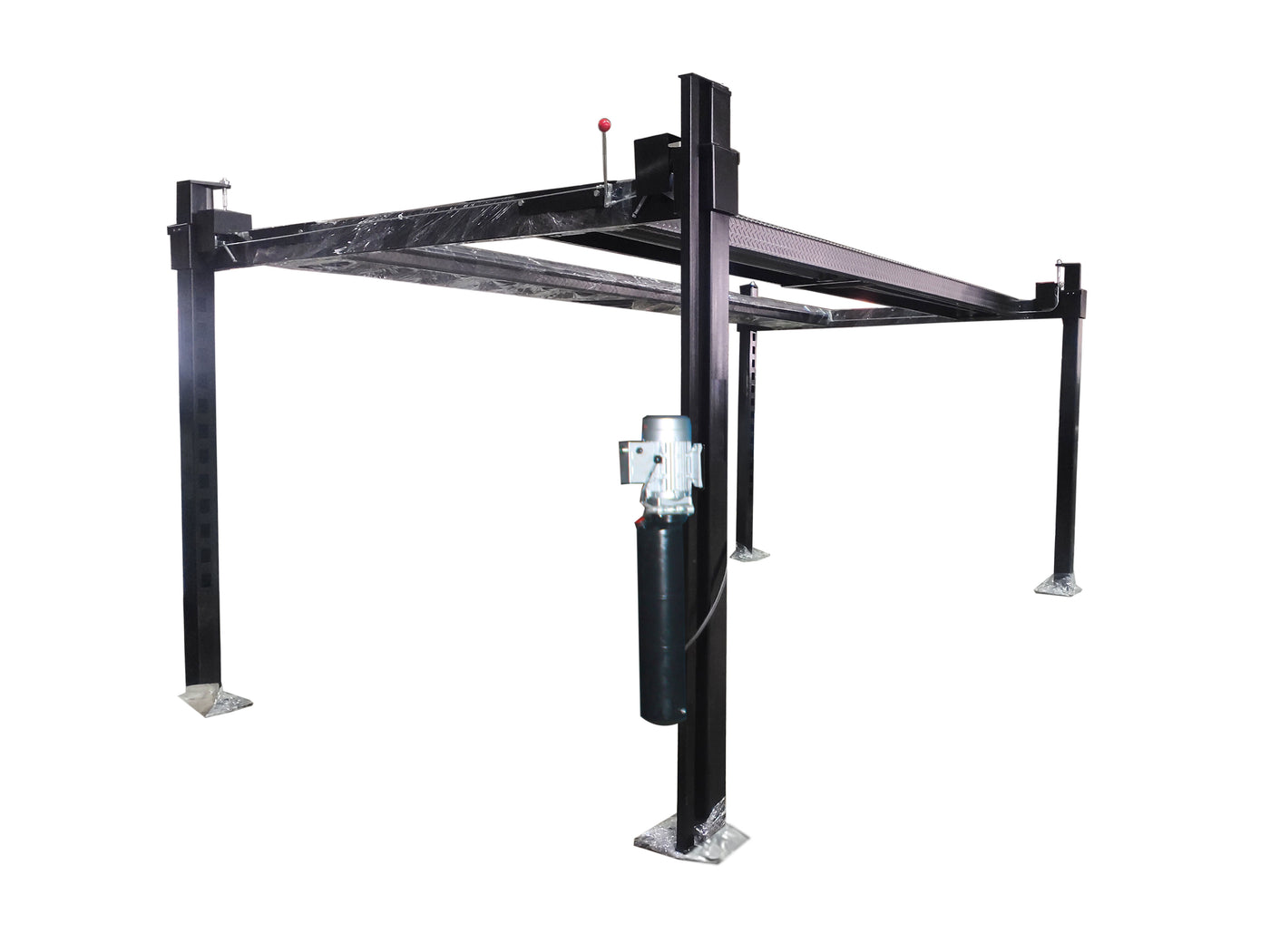 APlusLift 11,000LB 4-Post Portable Parking Storage Service Car Lift #HW-4P11S