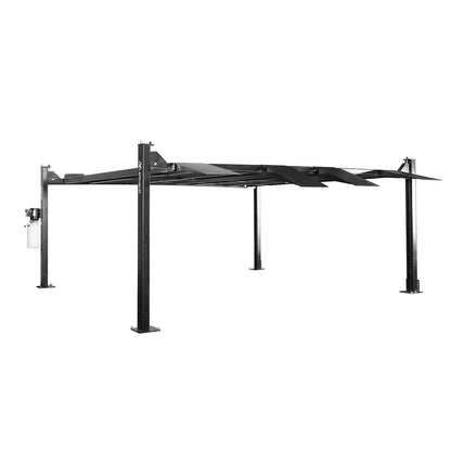 APlusLift 9,000LB 4-Post Double Deck Parking Storage Service Car Lift #HW-9KDP