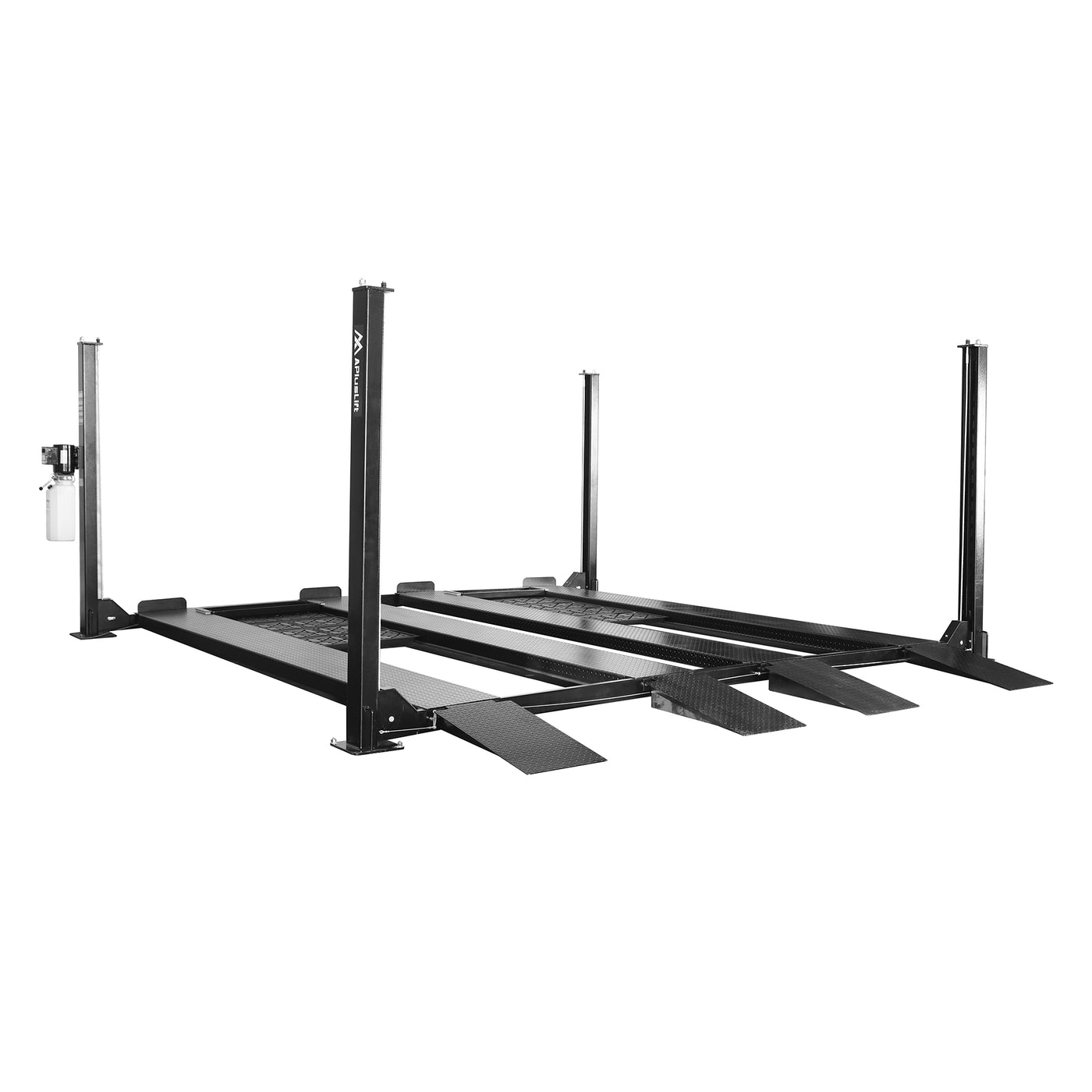 APlusLift 9,000LB 4-Post Double Deck Parking Storage Service Car Lift #HW-9KDP