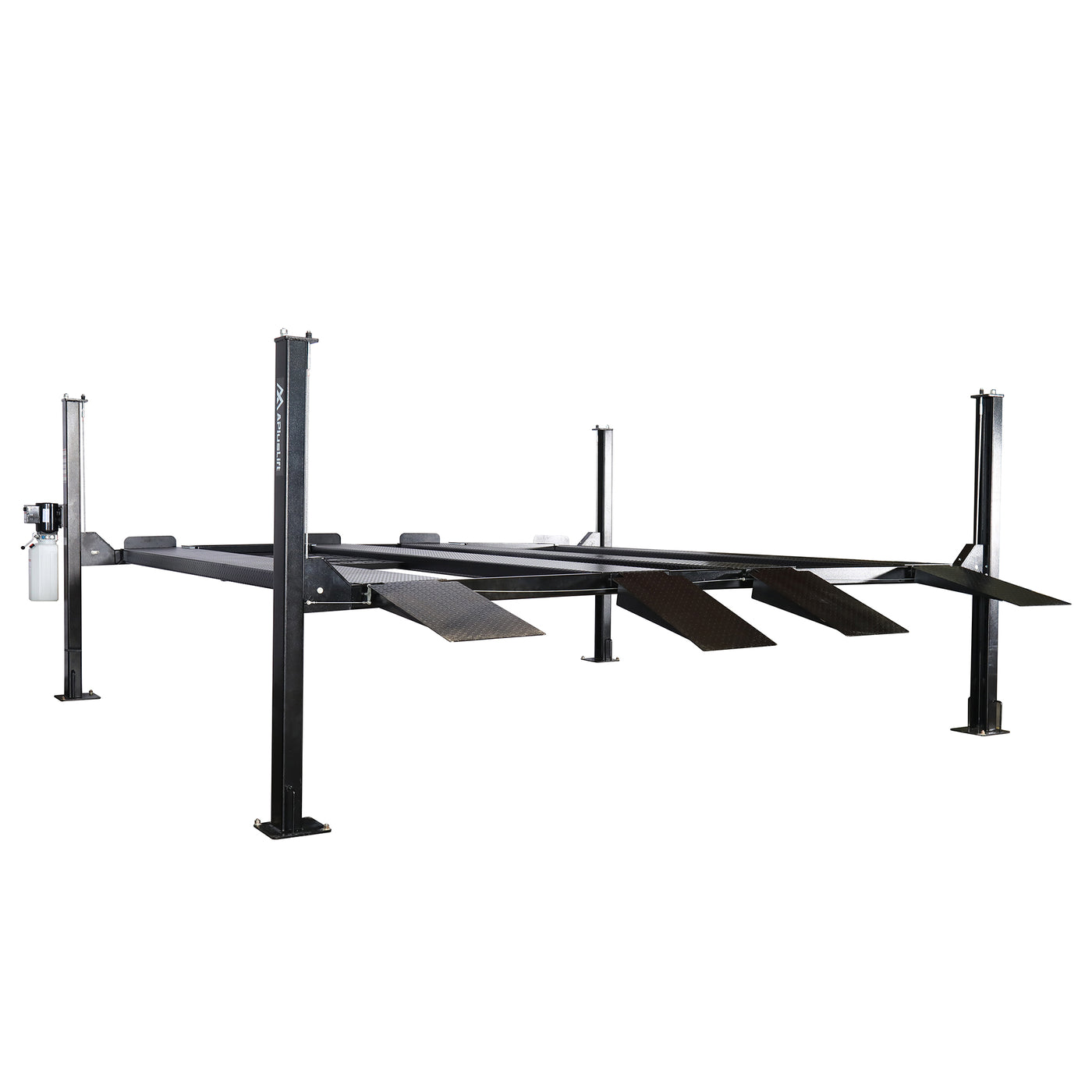 APlusLift 9,000LB 4-Post Double Deck Parking Storage Service Car Lift #HW-9KDP