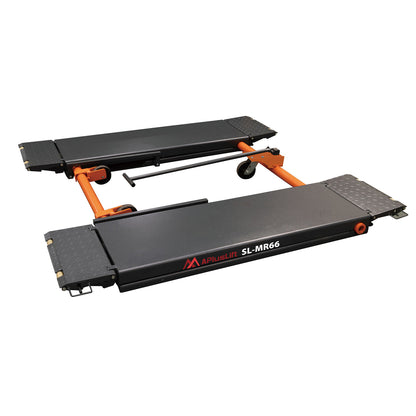 APlusLift 6,600LB Mid-Rise Scissor Lift, Electric Release SL-MR66