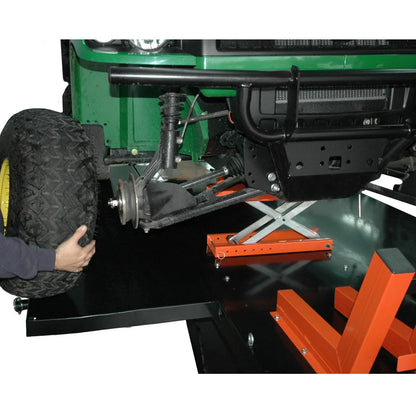 APlusLift 72" Wide 1500 lb Air Operated Lift Table for Motorcycles, ATVs #MT1500XLT
