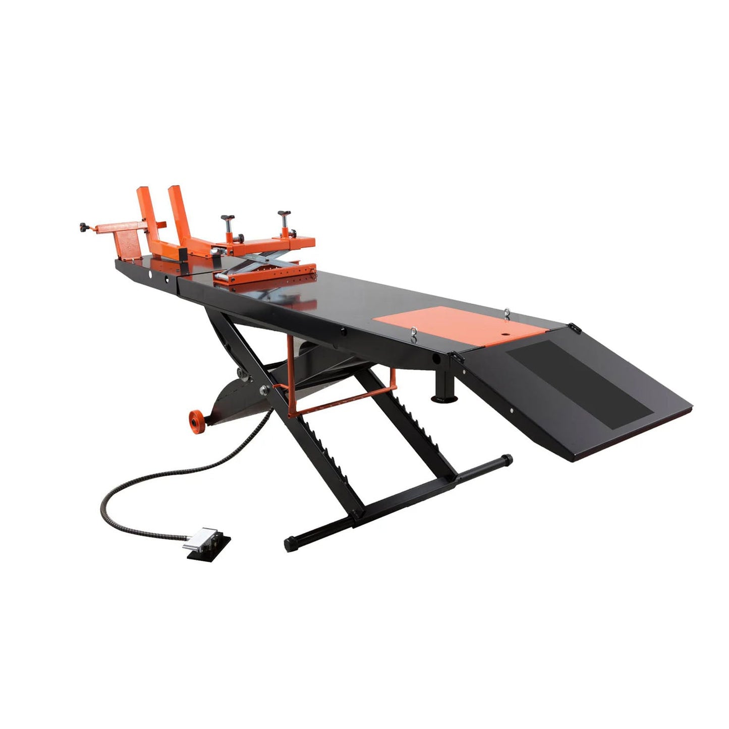APlusLift 24" Wide 1500 lb Air Operated Lift Table for Motorcycles #MT1500