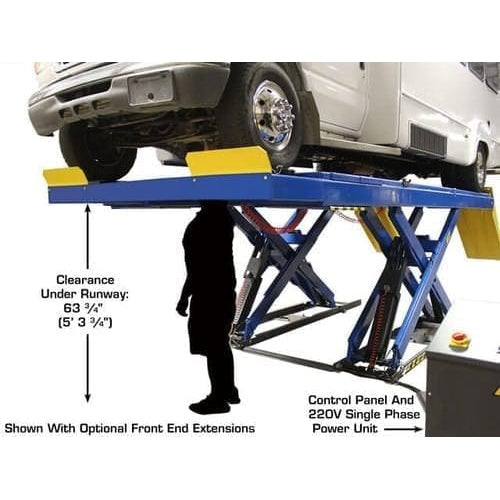 Atlas PX16A Scissor Alignment Lift and RJ8 Rolling Jack Combo