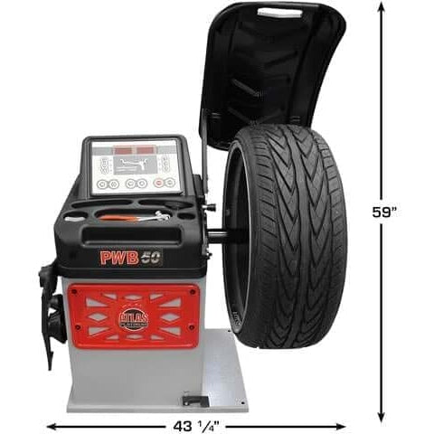 Atlas TC229 Tire Changer + PWB50 Wheel Balancer Combo Package