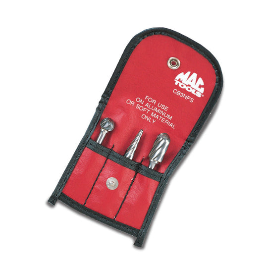 3-PC. Non-Ferrous Carbide Burr Set