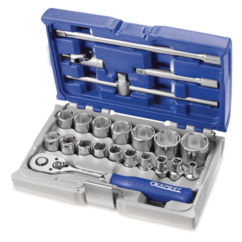 22-PC. 1/2" Drive Socket Set - 6-PT.