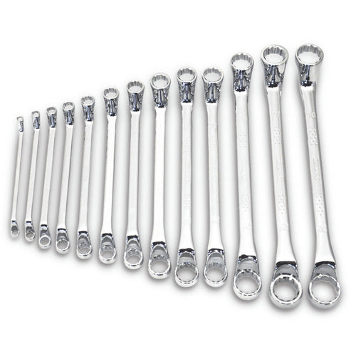 13-PC. Metric Offset Box-End Wrench Set - 12-PT.