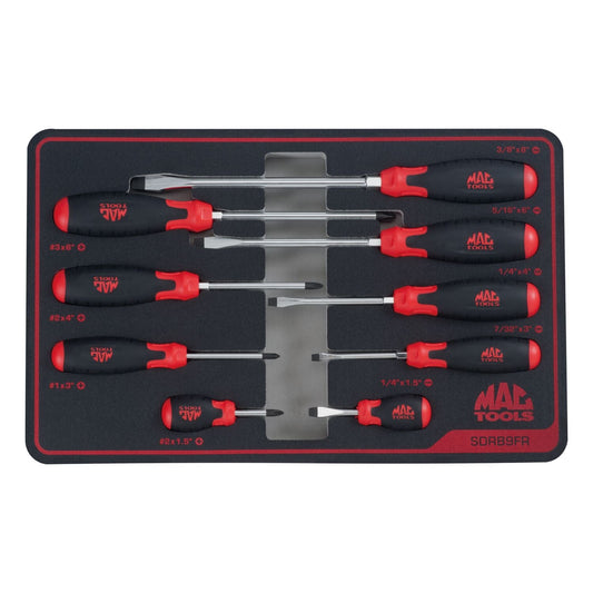 9PC MAC RED S/D FOAM SET