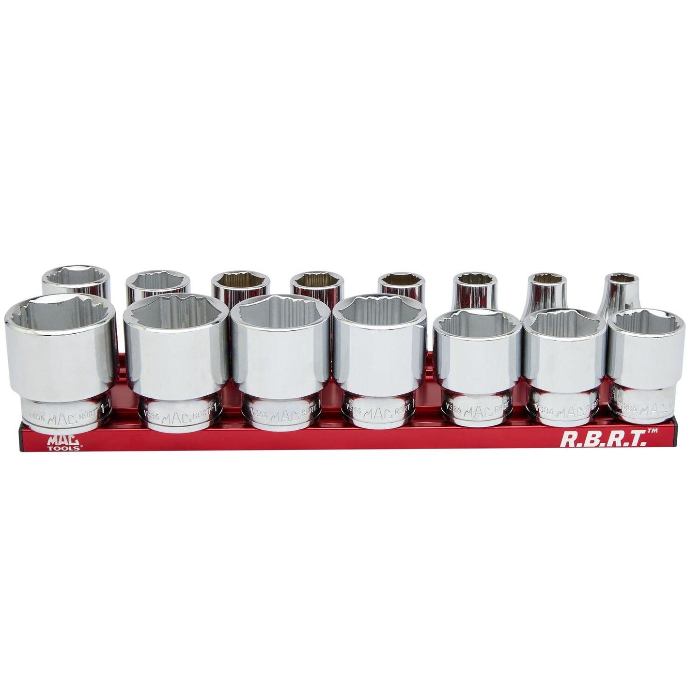15-PC. 1/2" Drive Standard SAE R.B.R.T.™ Socket Set