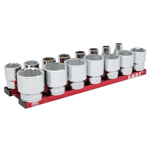 15-PC. 1/2" Drive Standard SAE R.B.R.T.™ Socket Set