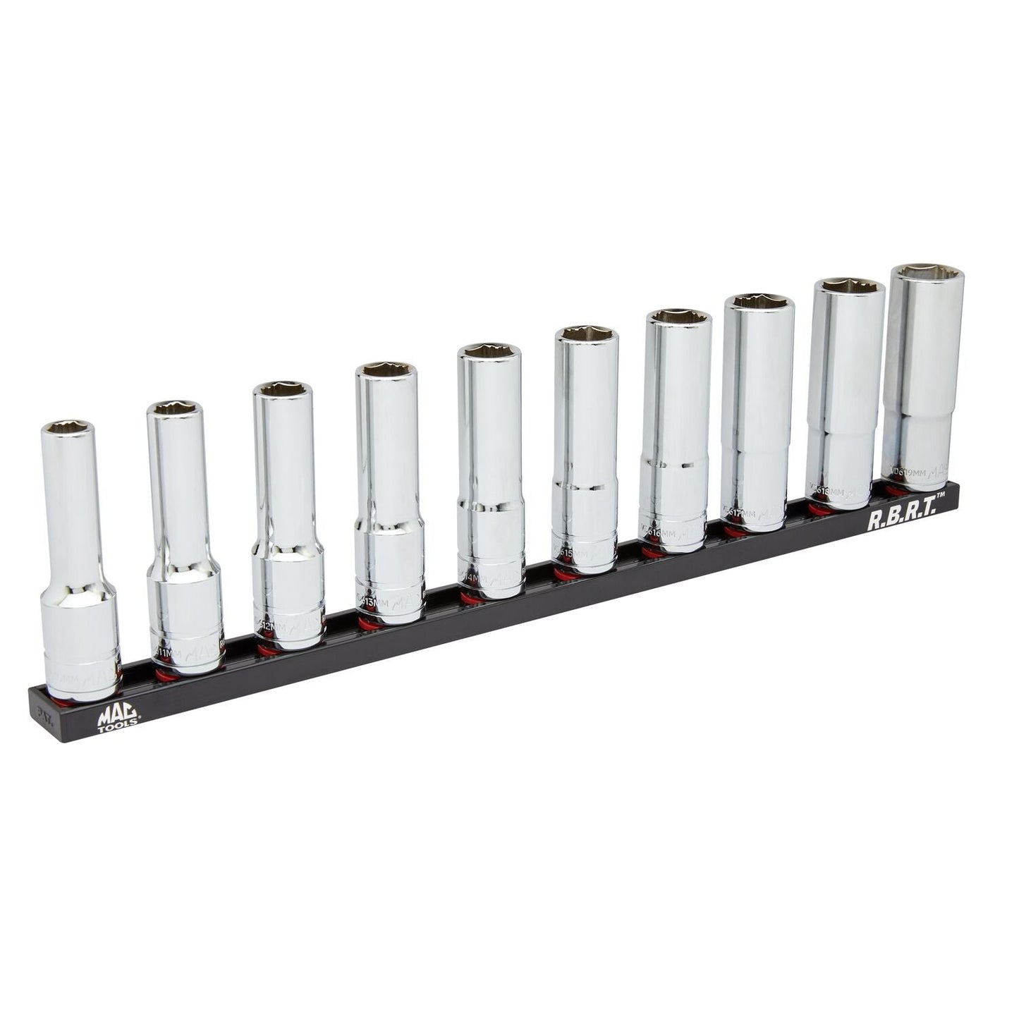 10-PC. 1/2" Drive Deep Metric R.B.R.T.™ Socket Set
