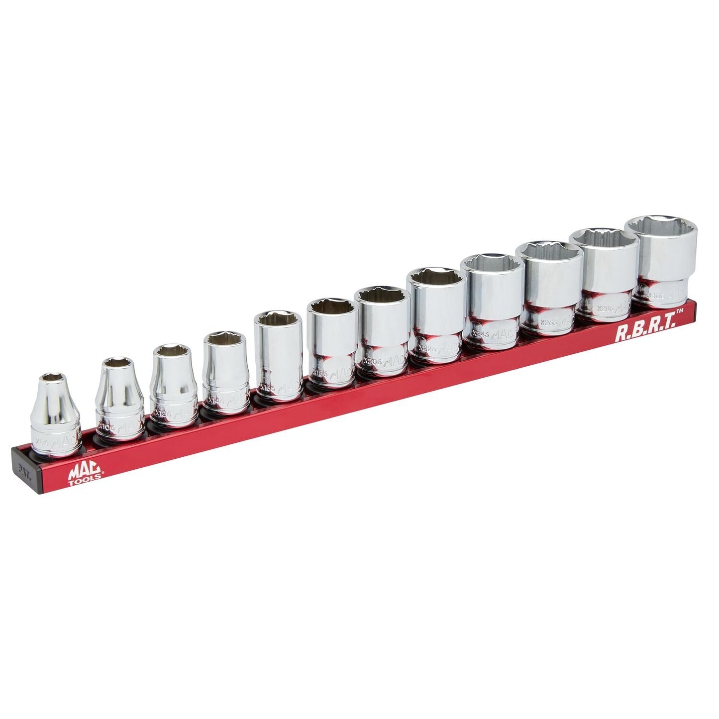 12-PC. 3/8" Drive Standard SAE R.B.R.T.™ Socket Set
