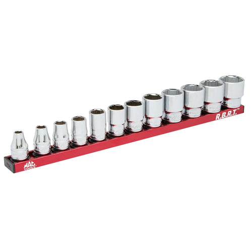 12-PC. 3/8" Drive Standard SAE R.B.R.T.™ Socket Set
